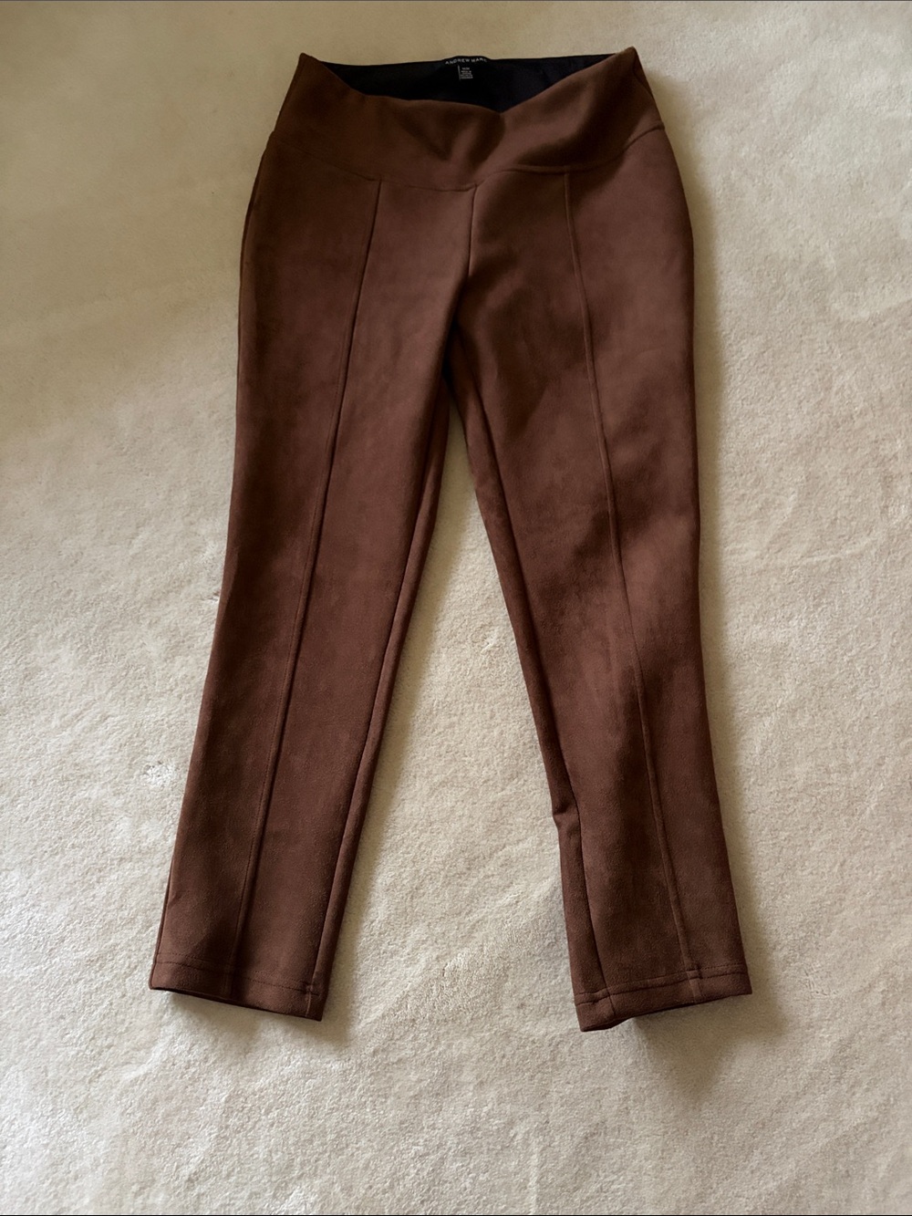 Flattering faux suede pants